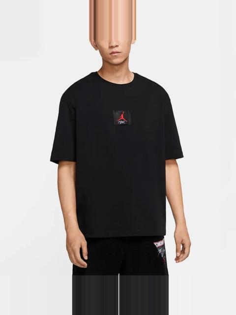 Air Jordan Flight Classic logo Basic Short Sleeve Black CZ1214-010