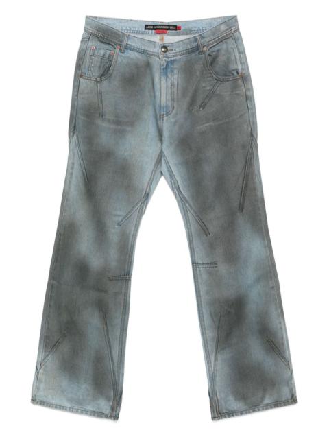 Andersson Bell washed-effect jeans