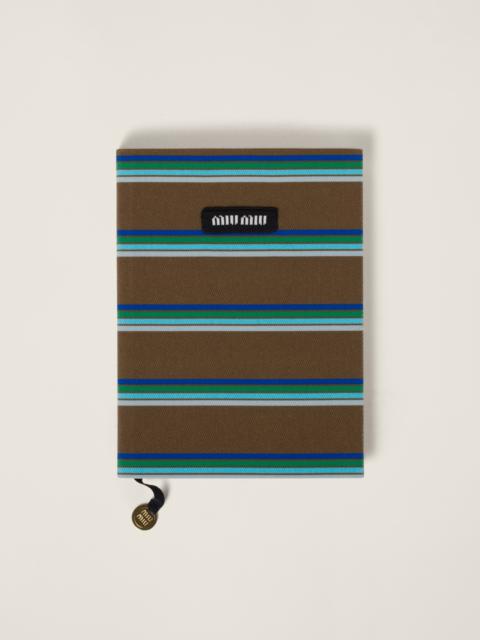 Miu Miu Fabric-covered agenda