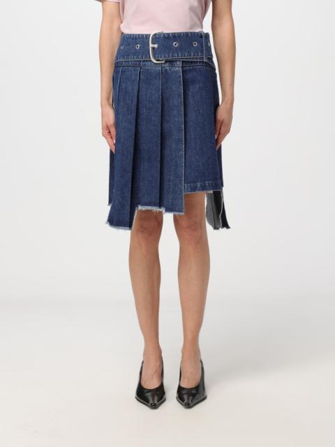 Off-White Pleated Skirt
