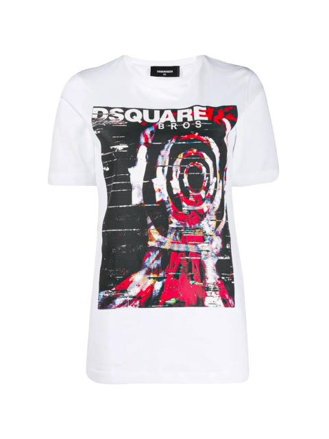 DSQUARED2 Logo Graphic T-Shirt "White" S72GD0166-S22844-100
