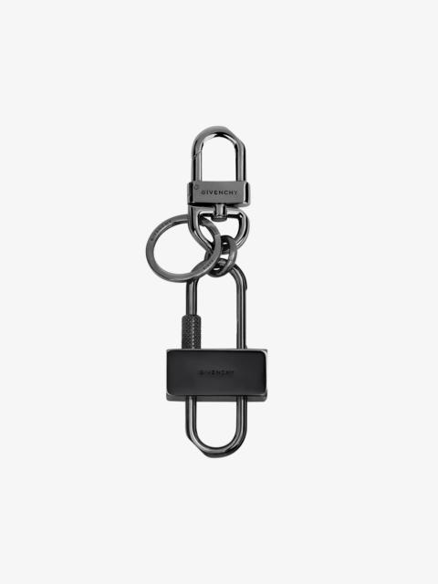 GIVENCHY PADLOCK KEYRING IN METAL