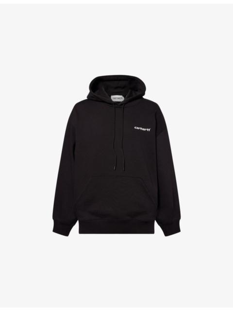 Carhartt Printed Relaxed-Fit Cotton-Blend Hoodie