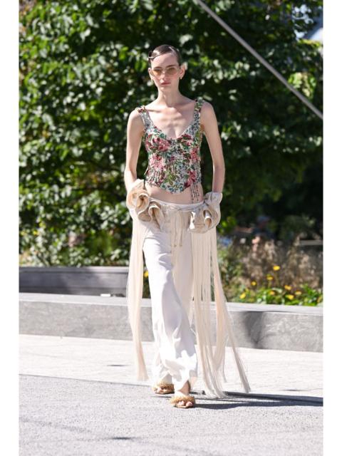 PatBO THE WHITE FRINGE PANTS (RUNWAY)
