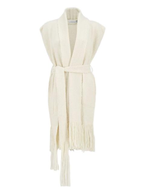 GABRIELA HEARST Teagan fringed belted cashmere vest
