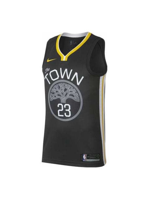 Nike Nike NBA Golden State Warriors Draymond Green Swingman Jersey 'Black' 877205-064