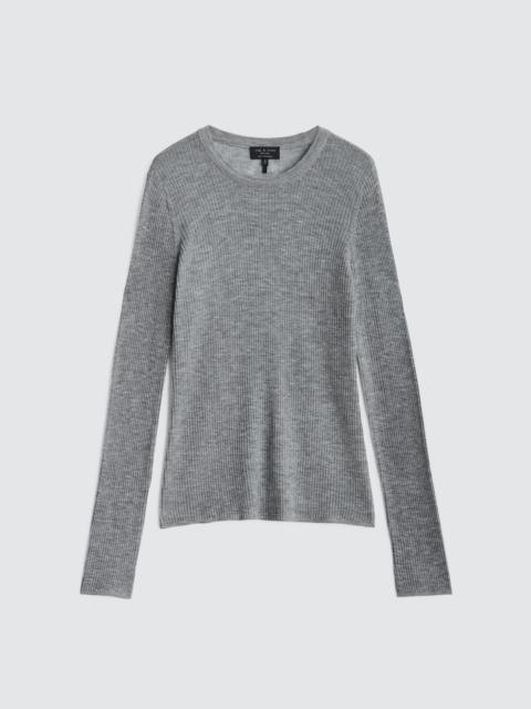 Mandee Ribbed Cashmere Crew
Slim Fit Sweater