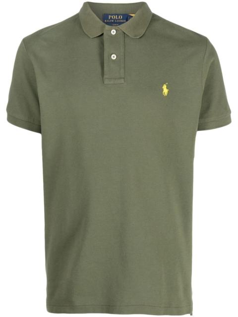 Polo Ralph Lauren embroidered-logo detail polo shirt
