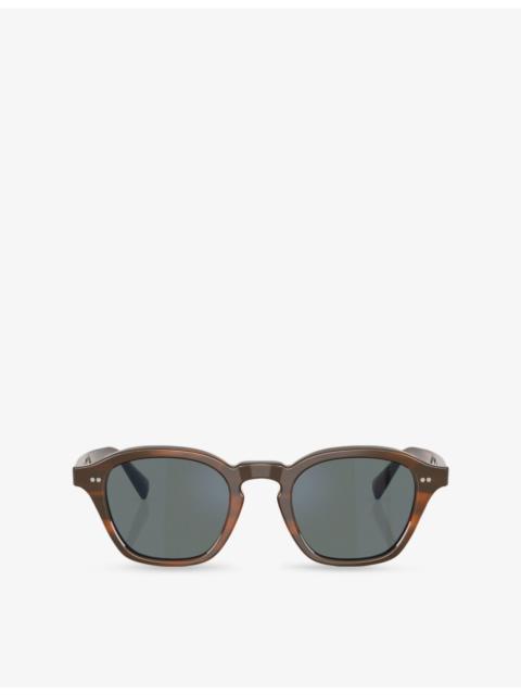Oliver Peoples OV5580SU Eyles Square-Frame Acetate Sunglasses