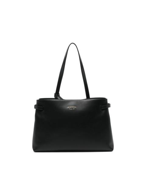 EMPORIO ARMANI Nora M leather tote bag