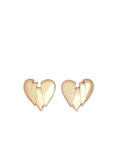 Amina Muaddi Heartbreaker earrings