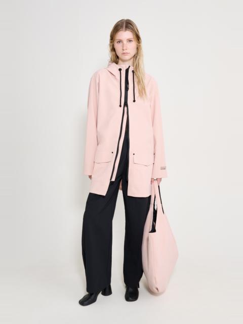 Stutterheim Stockholm Patch Raincoat Pale Pink