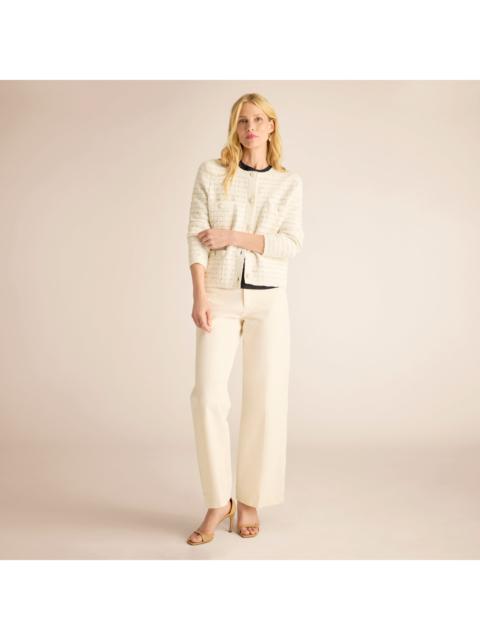 M.M.LaFleur Evangeline Lady Jardigan - Boucle Stripe