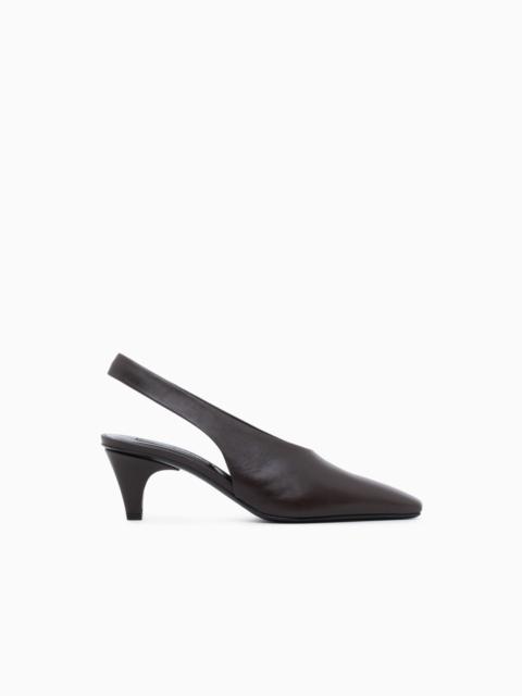 GIORGIO ARMANI DECOLLETE SHOE LEATHER LINING AND LEATHER SOLE
