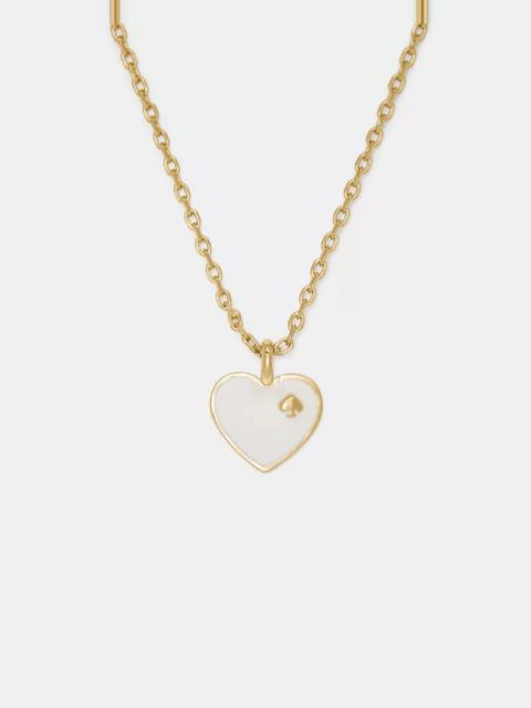 kate spade Heart And Spade Pendant