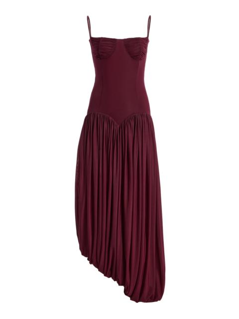 MAYGEL CORONEL Ceniza Jersey Maxi Dress