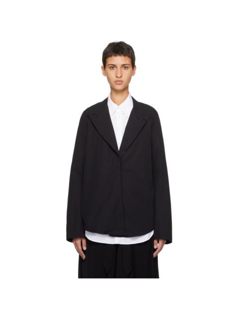 BITE Studios Black Self-Tie Blazer