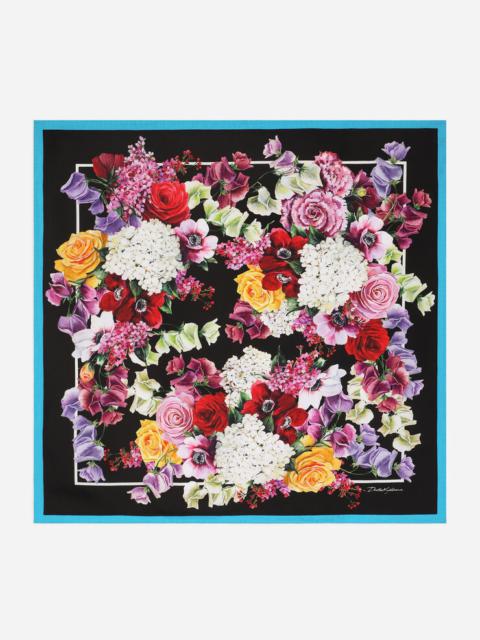 Dolce & Gabbana Floral-print twill scarf (70 x 70)