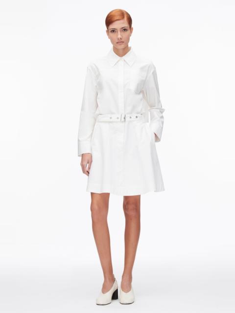 3.1 Phillip Lim Belted Structured Cotton Shirt Dress