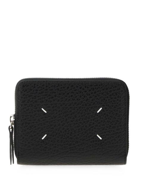 Maison Margiela Maison Margiela Four-Stitches Pebbled Leather Wallet