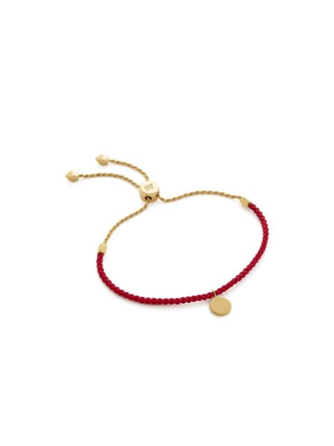 MONICA VINADER logo-plaque friendship bracelet