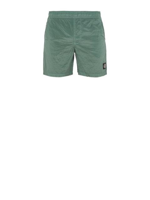 Stone Island B0943 NYLON METAL IN ECONYL® REGENERATED NYLON LIGHT GREEN