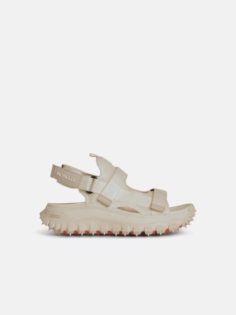 Moncler 'TRAILGRIP' IVORY MESH SANDALS