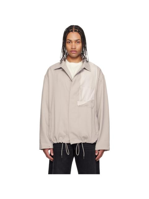 Y-3 Gray Utility Blouson Jacket