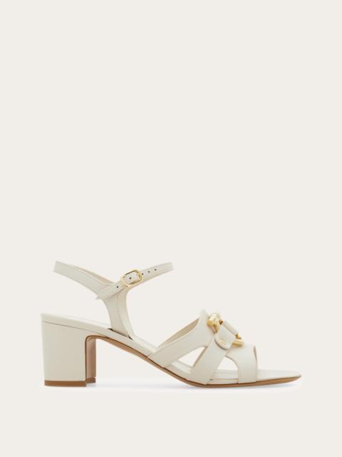 FERRAGAMO Gancini ornament sandal
