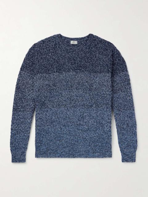Etro Degradé Cotton-Jacquard Sweater
