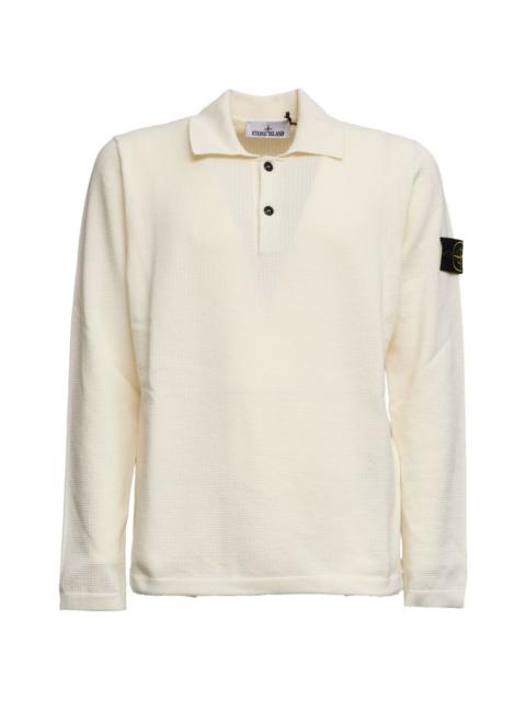 Stone Island button polo shirt