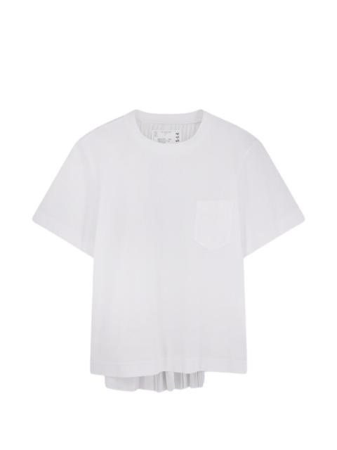 sacai pocket pleated T-shirt
