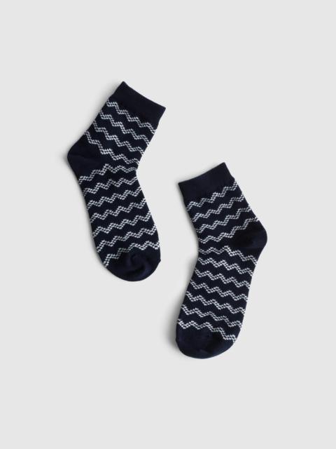 Madewell Wavy Stripe Ankle Socks