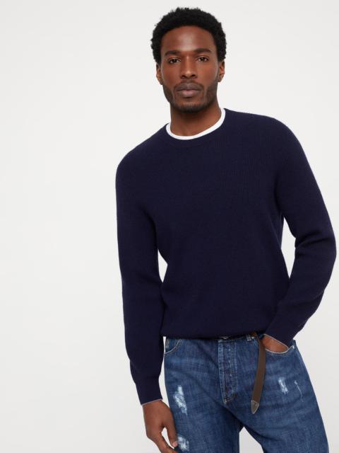 Cashmere English Rib sweater