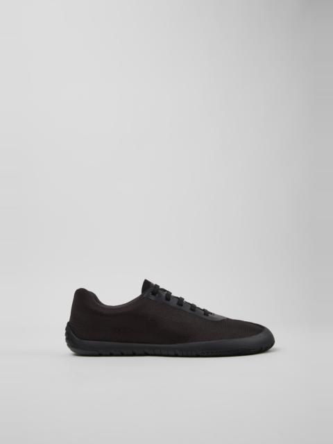 CAMPER Peu Path+ Black and Gray Recycled Engineered Materials Sneakers for Women.