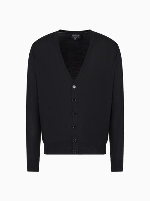 GIORGIO ARMANI Virgin wool cardigan