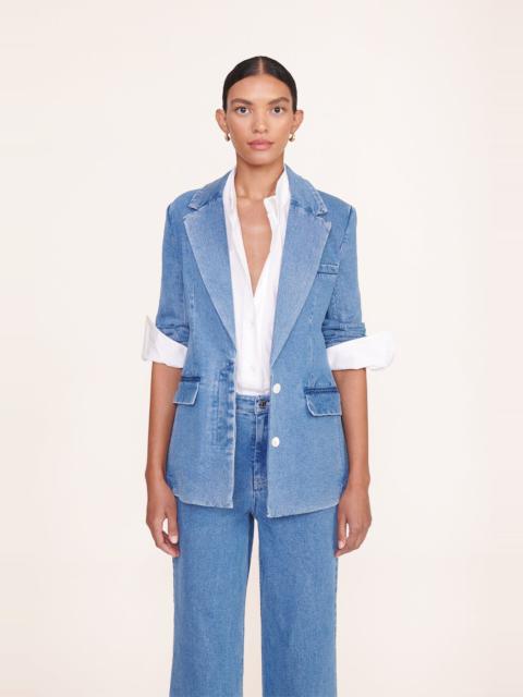 STAUD STAUD MAXWELL BLAZER MEDIUM WASH