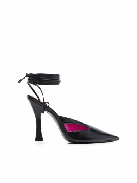 THE ATTICO ankle-wrap pumps