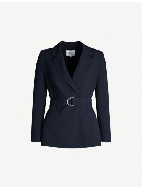 Claudie Pierlot Buckled regular-fit crepe blazer