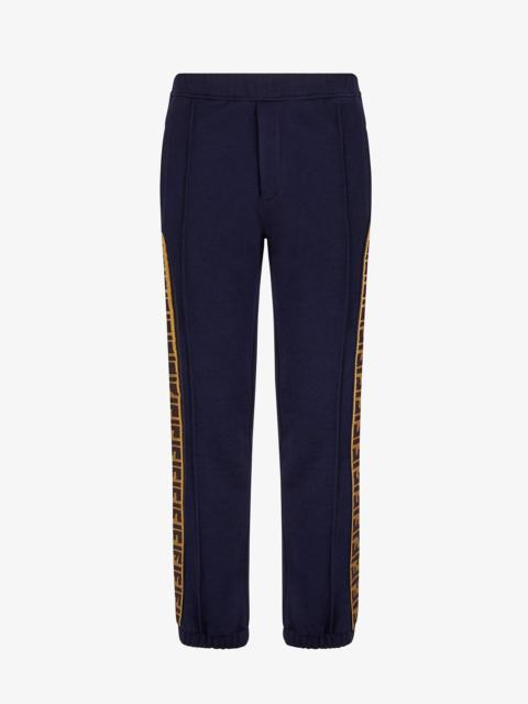 FENDI Blue cotton pants