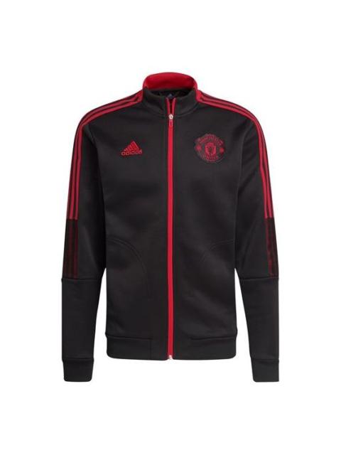 adidas Manchester United Soccer/Football Casual Sports Jacket Black GR3901