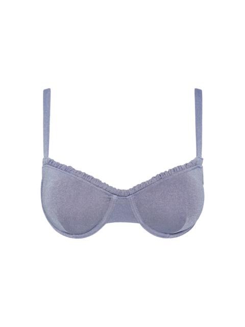 onia Marilyn Bikini Top light blue