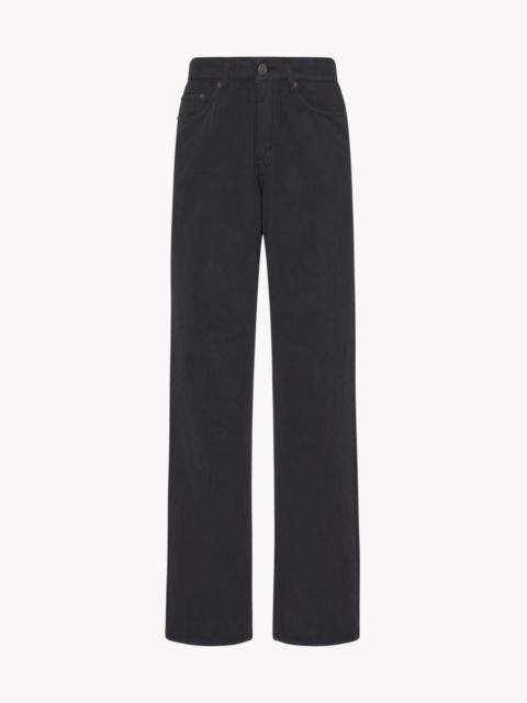 The Row Carlton Pant in Cotton and Linen