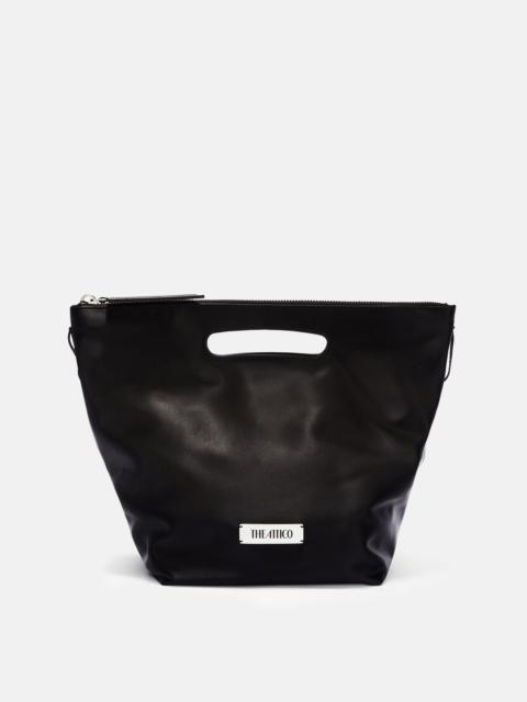 THE ATTICO ''VIA DEI GIARDINI 30'' BLACK TOTE BAG