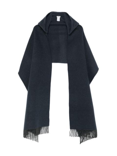 Brunello Cucinelli fringed-hem cape