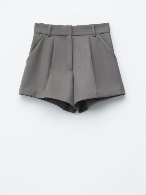 & Other Stories Press-Crease Wool Shorts