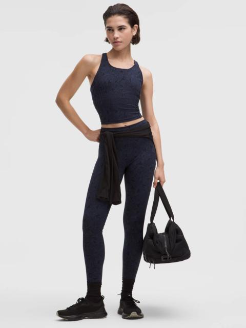 lululemon "Wunder 기차 고층 25"스트레칭 짠 레깅스"