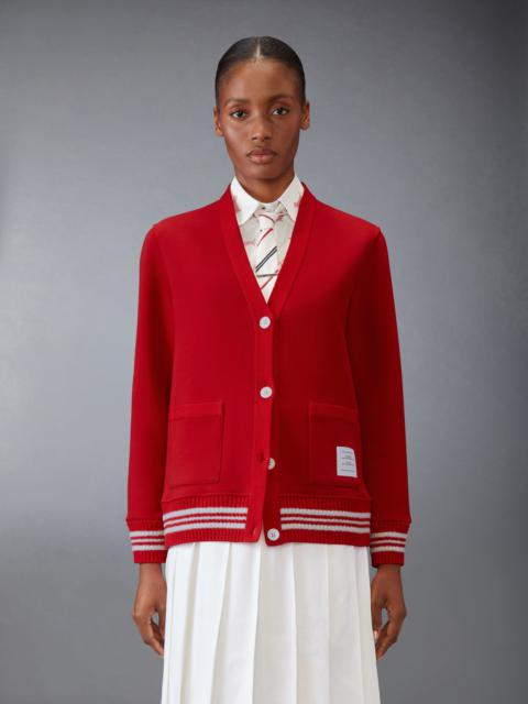 Thom Browne Loopback V Neck Cardigan