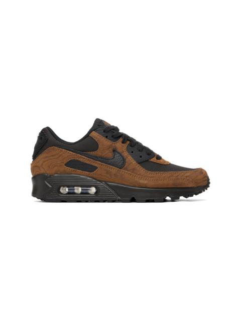 Nike Tan & Brown Air Max 90 Sneakers
