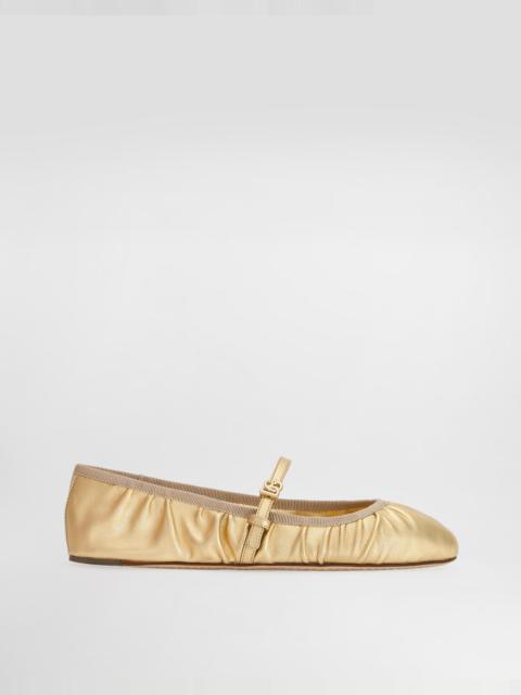 Dolce & Gabbana Nappa mordore ballet flats